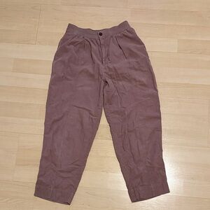 Madewell women’s Corduroy Pants in Mauve